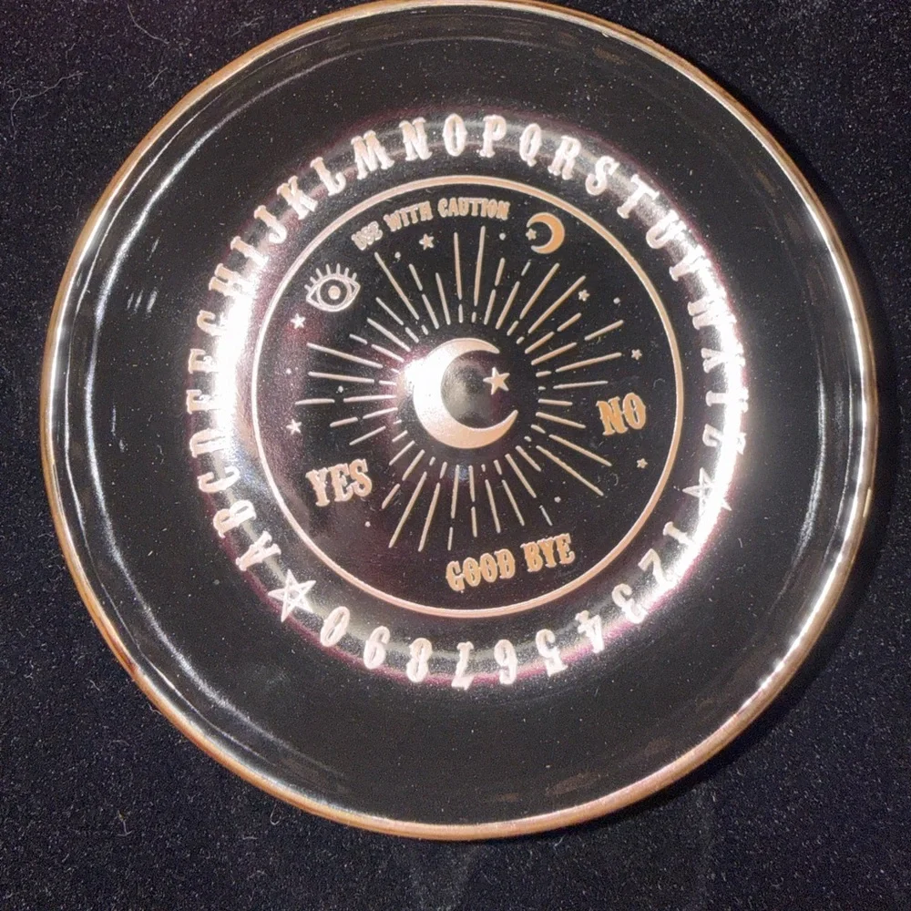 Black and Gold Trinket Dish - Summon the Spirits - Picture 2 of 4